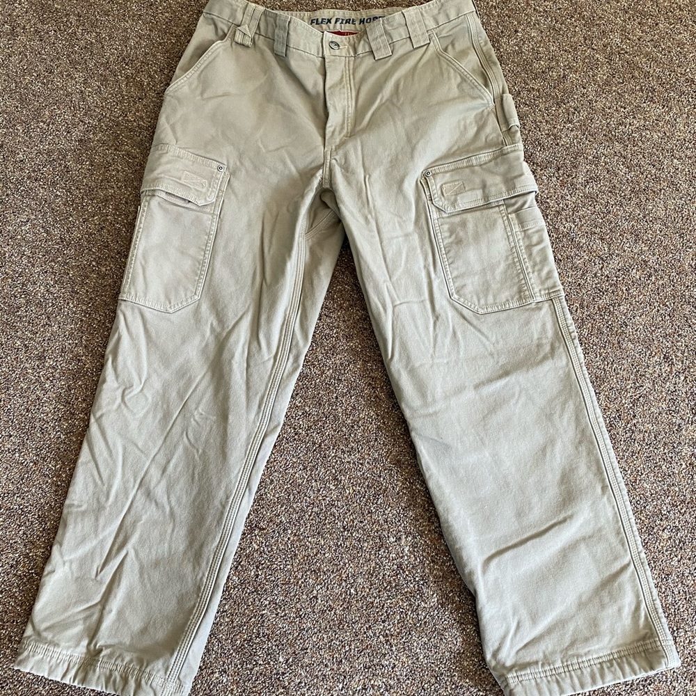 FLEECE-LINED DULUTHFLEX FIRE HOSE WORK PANTS